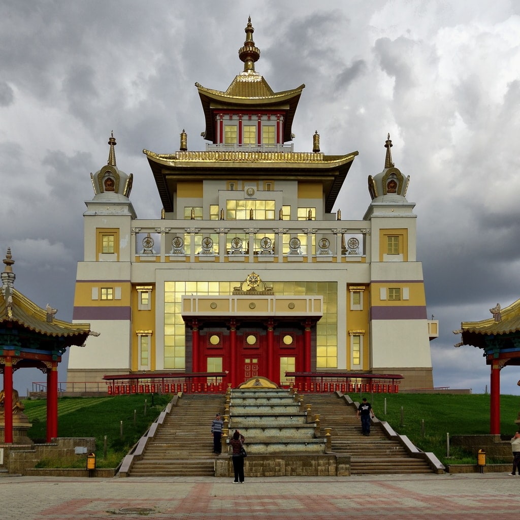 Пагода семи дней элиста рисунок