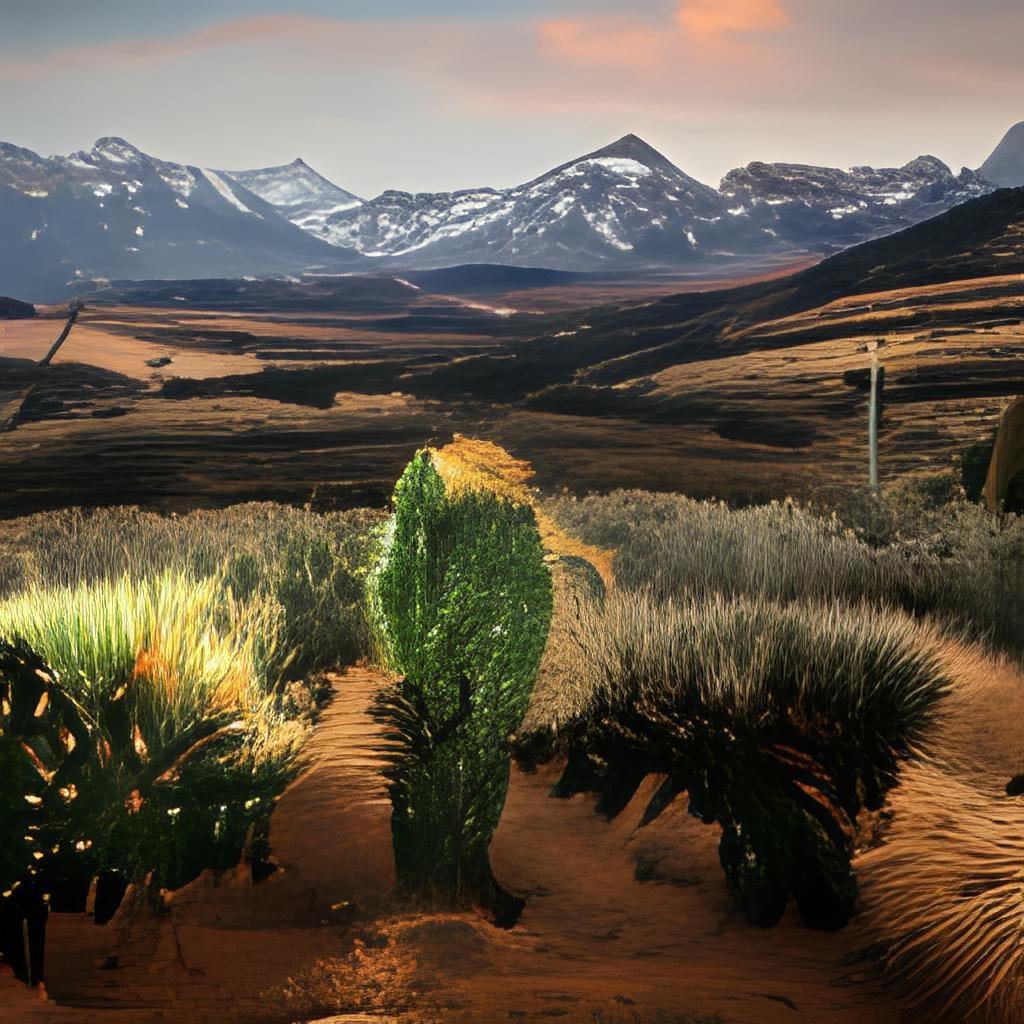 Kochia californica в пустыне