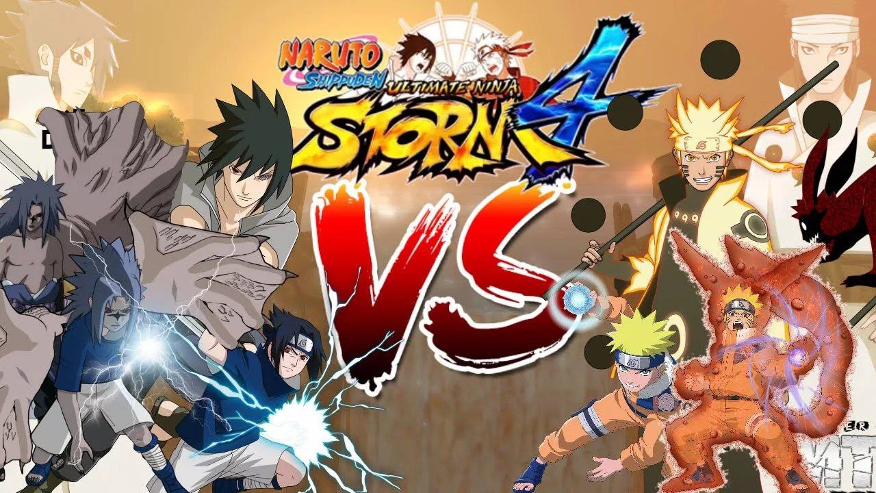 Naruto battles. Naruto vs Sasuke Final Battle Storm 4.