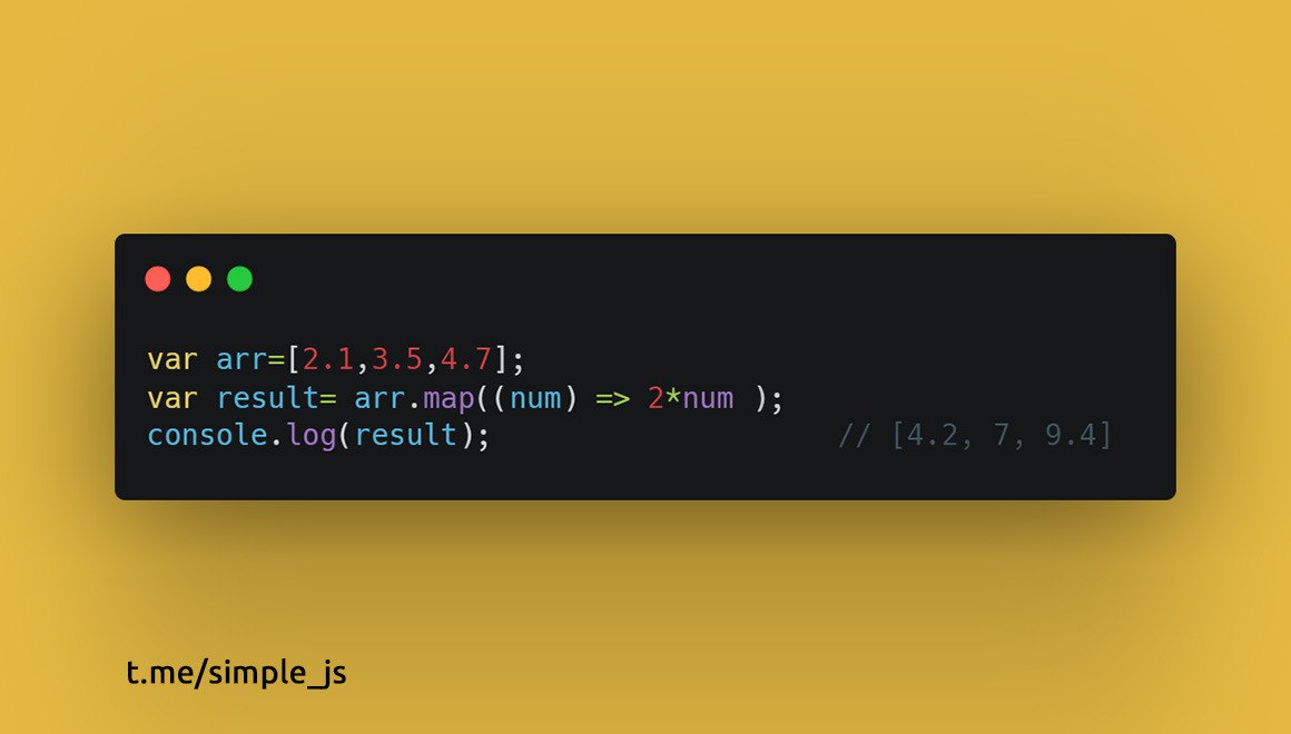 Простой javascript код. Простой javascript код