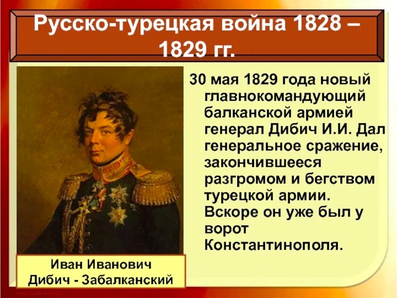 Русско турецкая 1828 1829